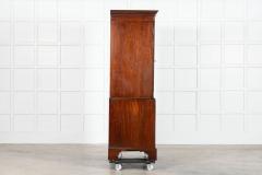 Large English George III Mahogany Linen Press - 3931146