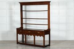 Large English George III Oak Dresser - 3228975