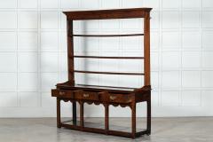 Large English George III Oak Dresser - 3228976
