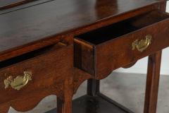 Large English George III Oak Dresser - 3228982