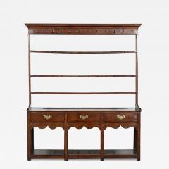 Large English George III Oak Dresser - 3230211