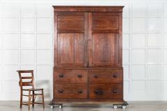 Large English George III Oak Housekeepers Cupboard - 4018406