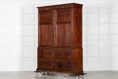 Large English George III Oak Housekeepers Cupboard - 4018408