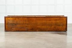 Large English George III Oak Mahogany Dresser Base - 3633687