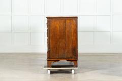 Large English George III Oak Mahogany Dresser Base - 3633688