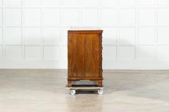 Large English George III Oak Mahogany Dresser Base - 3633689