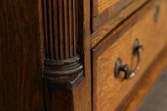 Large English George III Oak Mahogany Dresser Base - 3633690