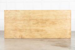 Large English MidC Oak X Frame Refectory Table - 4257153