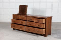 Large English Oak Bank of Drawers - 2674059