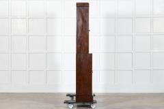 Large English Oak Carved Modular Glazed Bookcase - 4024482