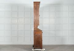 Large English Oak Glazed Butlers Pantry Cabinet - 3148487