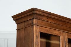 Large English Oak Glazed Butlers Pantry Cabinet - 3148489