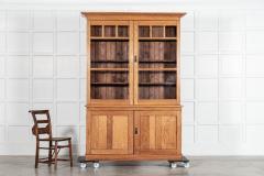 Large English Oak Glazed Dresser - 3904988