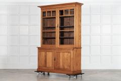 Large English Oak Glazed Dresser - 3904989