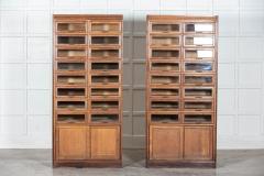 Large English Oak Haberdashery Cabinet - 2810695