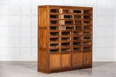 Large English Oak Haberdashery Cabinet - 2810697