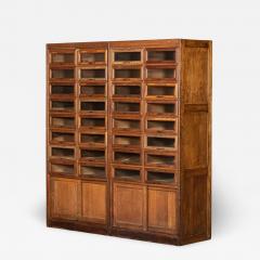 Large English Oak Haberdashery Cabinet - 2812502
