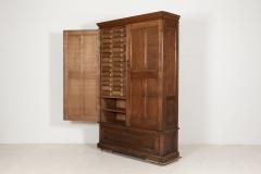 Large English Oak Haberdashery Collectors Cabinet - 2102375