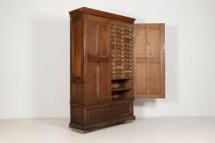 Large English Oak Haberdashery Collectors Cabinet - 2102376