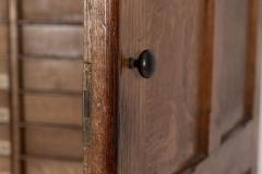 Large English Oak Haberdashery Collectors Cabinet - 2102381