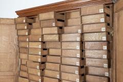 Large English Oak Haberdashery Collectors Cabinet - 2102382