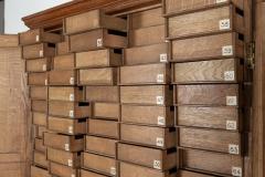Large English Oak Haberdashery Collectors Cabinet - 2102384