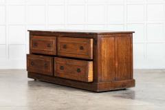 Large English Oak Haberdashery Shop Counter - 4039162