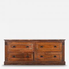 Large English Oak Haberdashery Shop Counter - 4040503