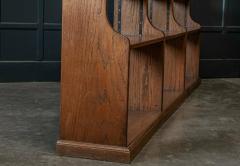 Large English Oak Modular Open Bookcase s - 1989191