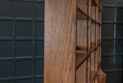 Large English Oak Modular Open Bookcase s - 1989200