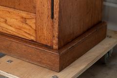 Large English Oak Panelled Larder Cupboard - 3678128
