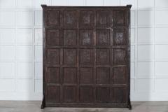 Large English Oak Panelled Room Divider - 3022823