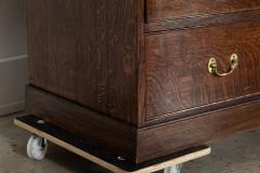 Large English Oak Tallboy Chest Drawers - 3811551