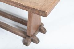 Large English Oak Trestle Table - 2211313