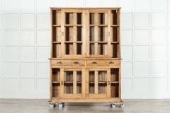 Large English Pine Glazed Dresser - 3507100