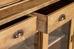 Large English Pine Glazed Dresser - 3507107