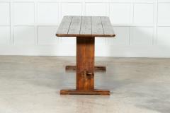 Large English Pine Refectory Table - 3402564