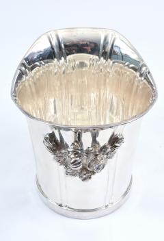Large English Sheffield Silver Plated Champagne Cooler with Ice Bucket  - 946791