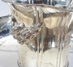 Large English Sheffield Silver Plated Champagne Cooler with Ice Bucket  - 946794