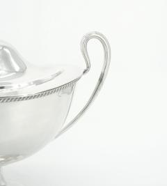 Large English Silver Plate Tableware Covered Tureen - 3439281