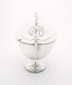Large English Silver Plate Tableware Covered Tureen - 3439283