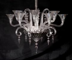 Large Exquisite French Baccarat Crystal Mille Nuits Twelve Light Chandelier - 3307705