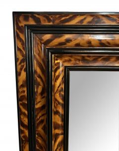Large Faux Tortoiseshell and Parcel ebonized Mirror in the Flemish Style - 4273720