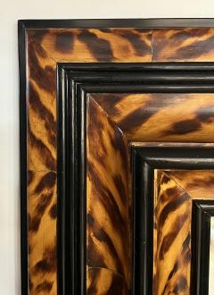 Large Faux Tortoiseshell and Parcel ebonized Mirror in the Flemish Style - 4273721