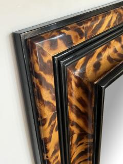 Large Faux Tortoiseshell and Parcel ebonized Mirror in the Flemish Style - 4273722