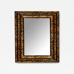 Large Faux Tortoiseshell and Parcel ebonized Mirror in the Flemish Style - 4277015