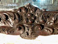 Large Flemish Baroque 17th century Carved walnut Mirror - 1307879