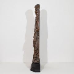 Large Flemish Medieval Gothic 15th 16th Century Carved Oak Madonna - 4485972