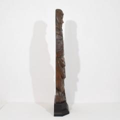 Large Flemish Medieval Gothic 15th 16th Century Carved Oak Madonna - 4485975