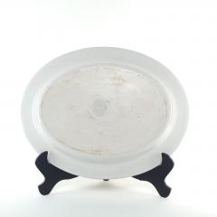 Large Flight Barr Barr Regency English Armorial Platter circa 1810 - 3606439